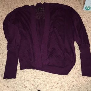 Dark purple very soft cardigan